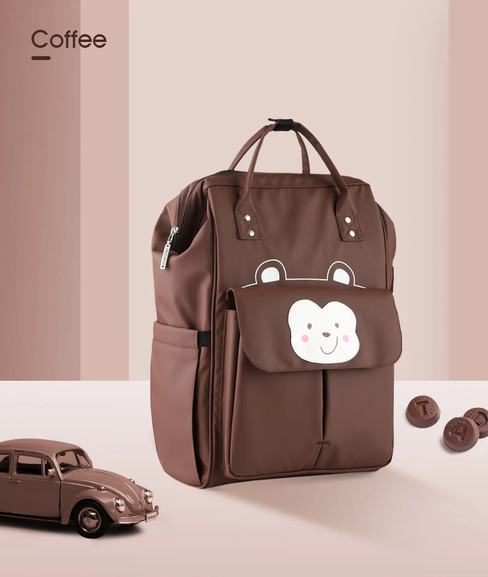 Insular Brand Nappy Backpack Bag Mummy Large Capacity Stroller Bag Mom Baby Multi-function Waterproof Outdoor Travel Diaper Bags