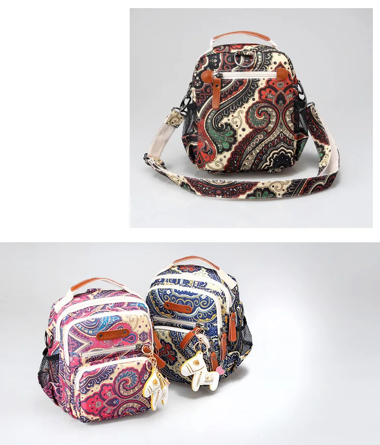 Sac à langer rayé pour femme, sac à langer tendance et imperméable pour maman, sac à dos de voyage pour bébé, sac à main multifonction pour soins infirmiers