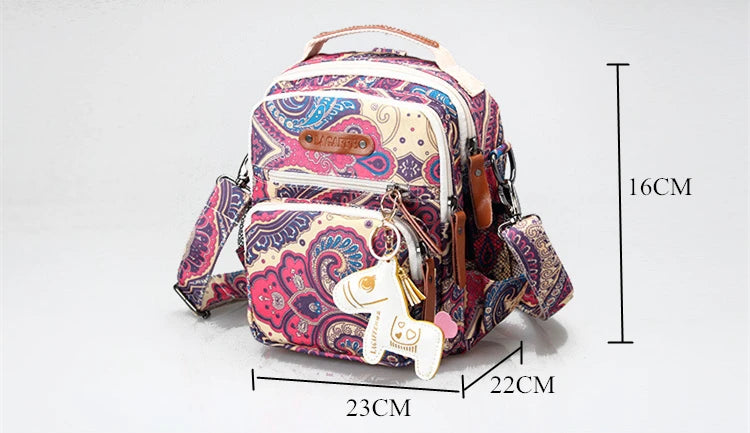 Sac à langer rayé pour femme, sac à langer tendance et imperméable pour maman, sac à dos de voyage pour bébé, sac à main multifonction pour soins infirmiers