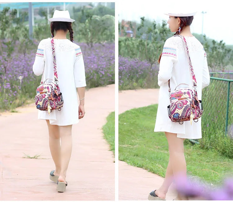 Sac à langer rayé pour femme, sac à langer tendance et imperméable pour maman, sac à dos de voyage pour bébé, sac à main multifonction pour soins infirmiers
