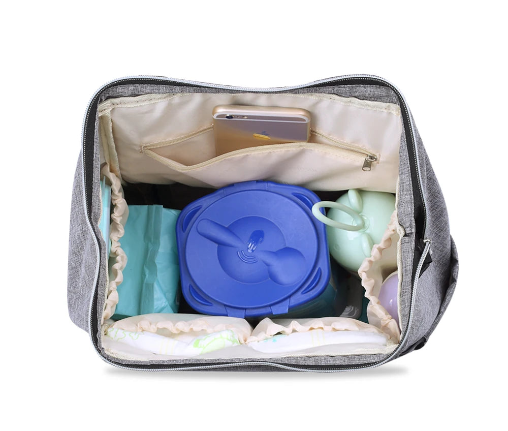 Insular Brand Nappy Backpack Bag Mummy Large Capacity Stroller Bag Mom Baby Multi-function Waterproof Outdoor Travel Diaper Bags