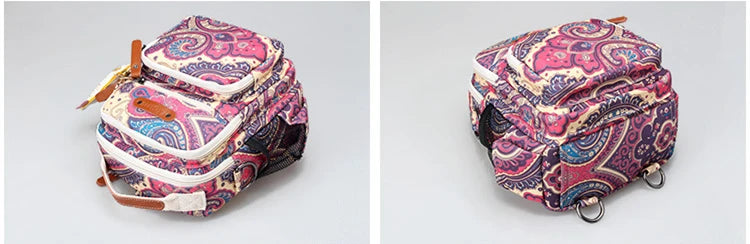 Sac à langer rayé pour femme, sac à langer tendance et imperméable pour maman, sac à dos de voyage pour bébé, sac à main multifonction pour soins infirmiers