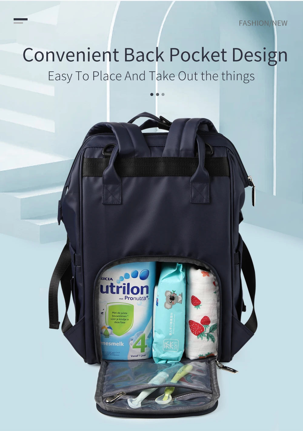 Insular Brand Nappy Backpack Bag Mummy Large Capacity Stroller Bag Mom Baby Multi-function Waterproof Outdoor Travel Diaper Bags