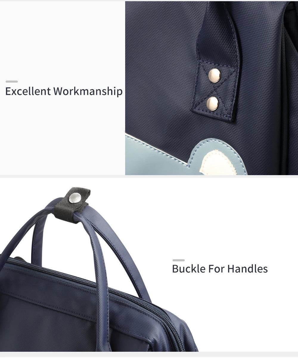 Insular Brand Nappy Backpack Bag Mummy Large Capacity Stroller Bag Mom Baby Multi-function Waterproof Outdoor Travel Diaper Bags