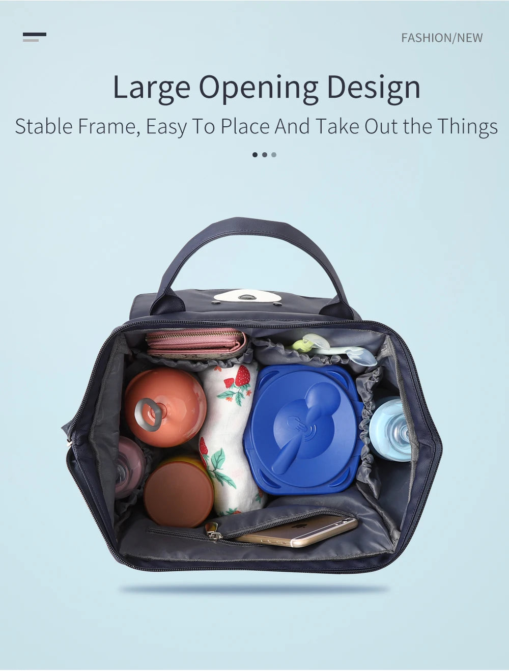 Insular Brand Nappy Backpack Bag Mummy Large Capacity Stroller Bag Mom Baby Multi-function Waterproof Outdoor Travel Diaper Bags