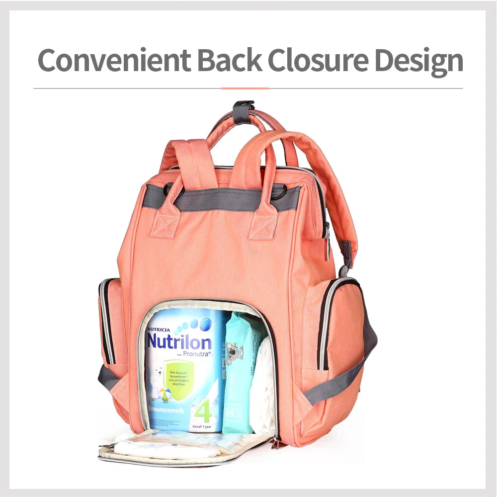 Insular Brand Nappy Backpack Bag Mummy Large Capacity Stroller Bag Mom Baby Multi-function Waterproof Outdoor Travel Diaper Bags