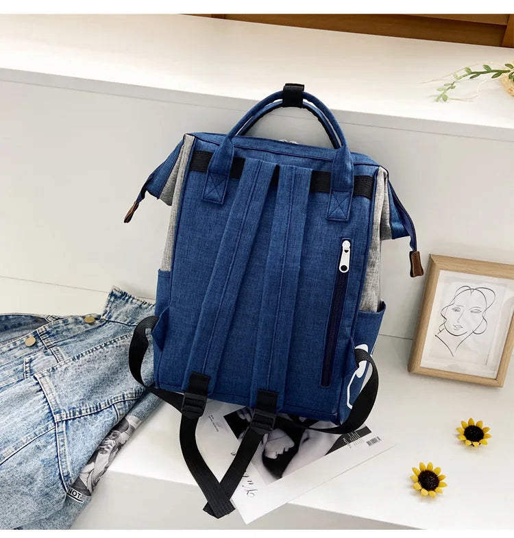 Disney Mickey Mouse Backpack Multi-function Large Capacity Backpack Diaper Bag Waterproof Men Women Shoulder Bag Travel Bag