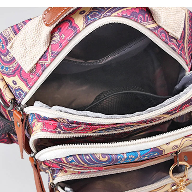 Sac à langer rayé pour femme, sac à langer tendance et imperméable pour maman, sac à dos de voyage pour bébé, sac à main multifonction pour soins infirmiers