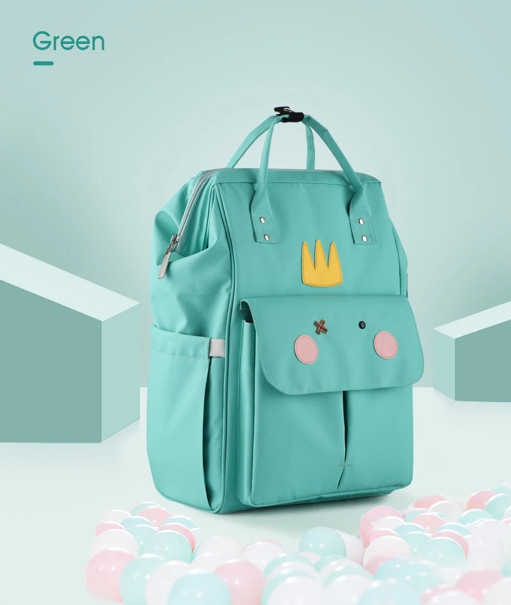 Insular Brand Nappy Backpack Bag Mummy Large Capacity Stroller Bag Mom Baby Multi-function Waterproof Outdoor Travel Diaper Bags