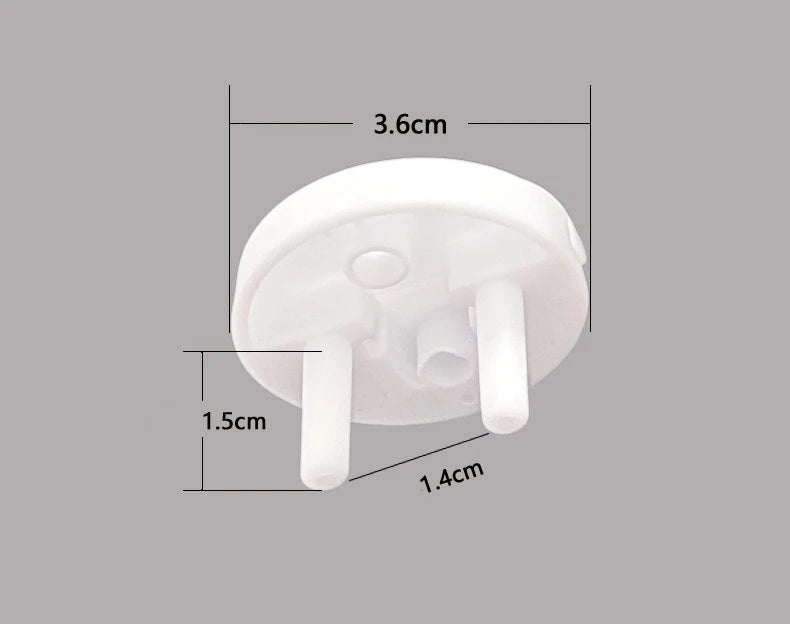 10PCS French Standard Baby Safety Socket Protective Cover Electrical Guard Protection Children Anti Electric Shock Protectors
