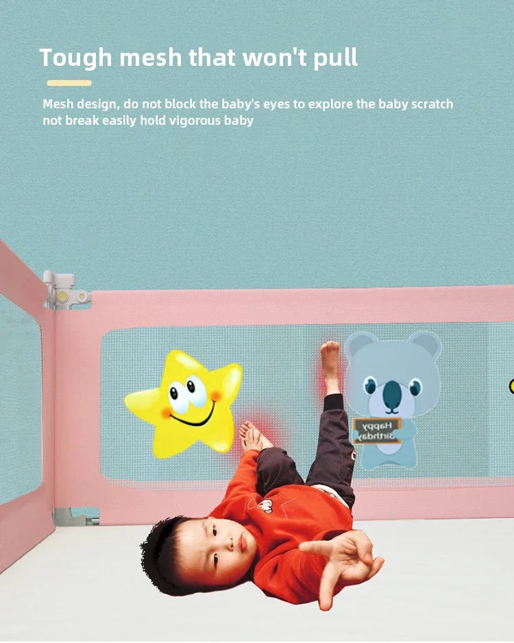 Baby Safety Bed Barrier Children Playpen Bed Guard