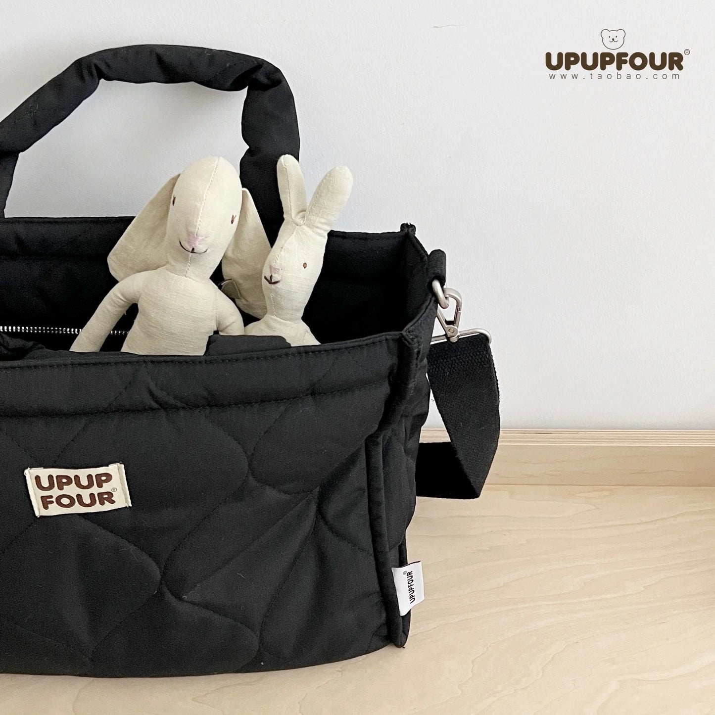 Large Capacity Mommy Bag Tote Maternity Bag Baby Stroller Hanging Bag Nappy Bags Multifunctional Storage Handbag Baby Items