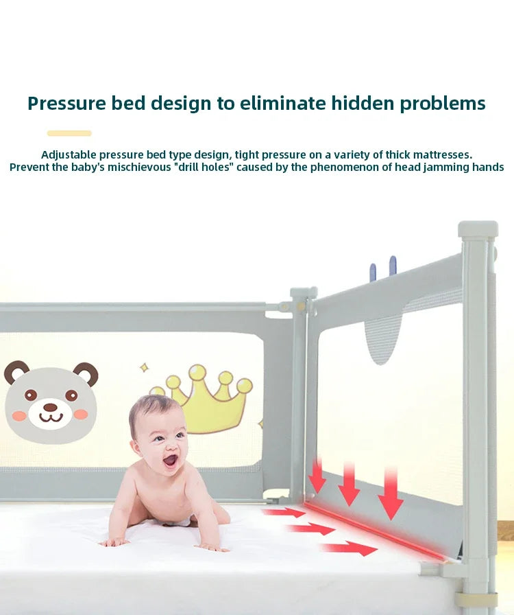 Baby Safety Bed Barrier Children Playpen Bed Guard