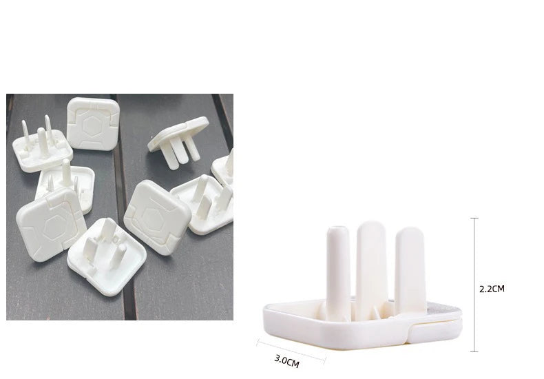 10Pcs American Standard Baby Care Electrical Safety Socket Protection Cover Guard Children Anti Electric Shock Rotate Protectors