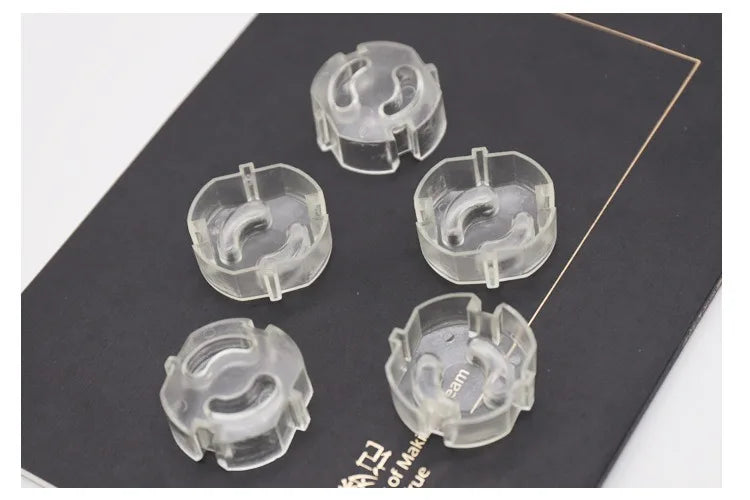 10pcs EU Power Baby Care Electrical Safety Socket Protection Cover Guard Children Anti Electric Shock Rotate Protectors