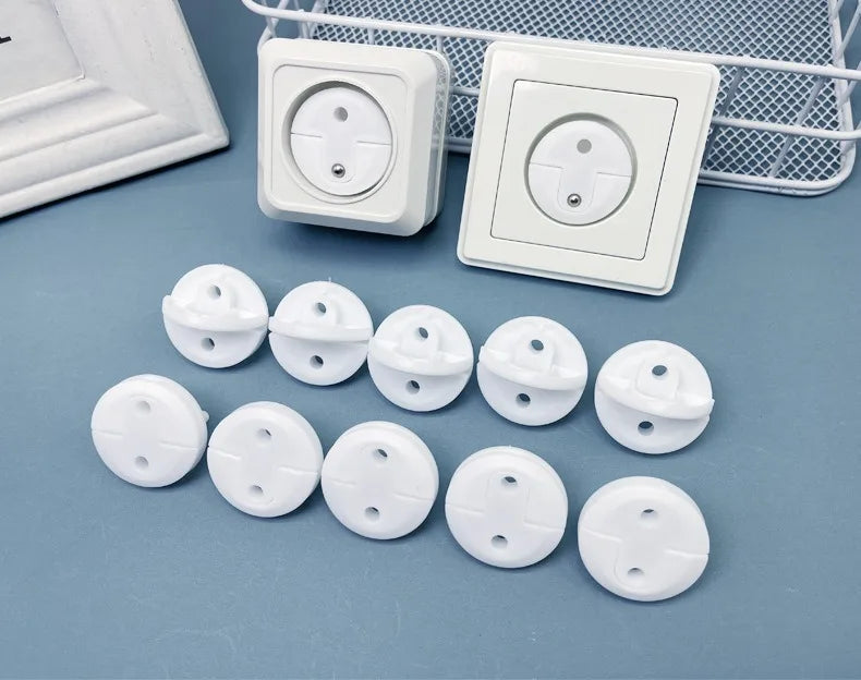 10PCS French Standard Baby Safety Socket Protective Cover Electrical Guard Protection Children Anti Electric Shock Protectors