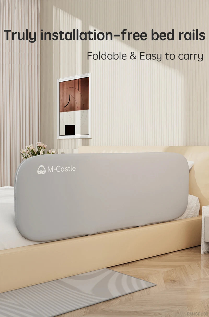 Portable Kids Bed Safety Rail - Foldable Guard