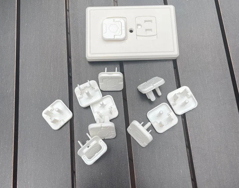 10Pcs American Standard Baby Care Electrical Safety Socket Protection Cover Guard Children Anti Electric Shock Rotate Protectors