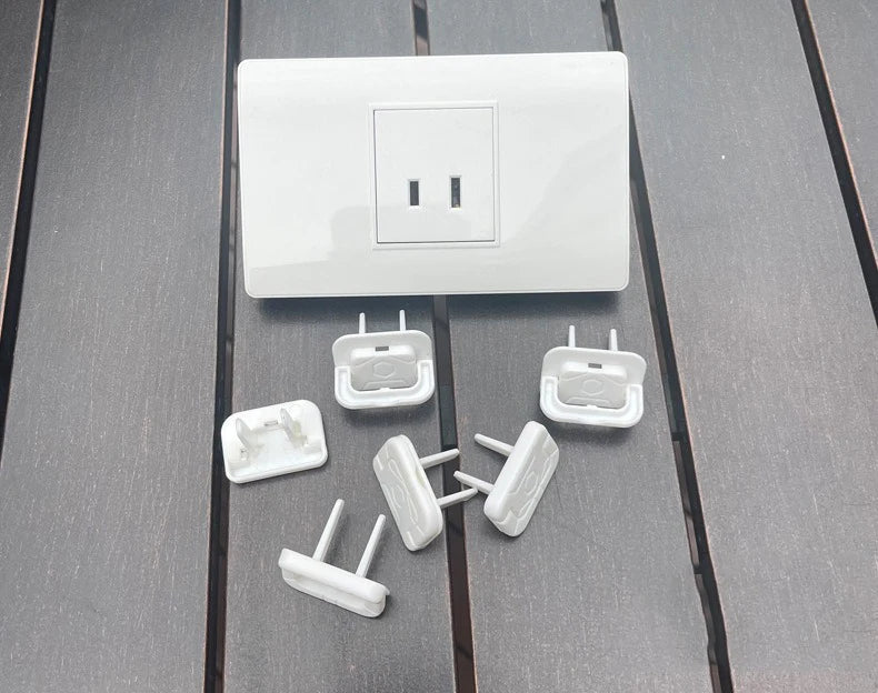 10Pcs American Standard Baby Care Electrical Safety Socket Protection Cover Guard Children Anti Electric Shock Rotate Protectors
