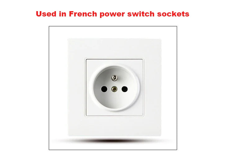 10PCS French Standard Baby Safety Socket Protective Cover Electrical Guard Protection Children Anti Electric Shock Protectors