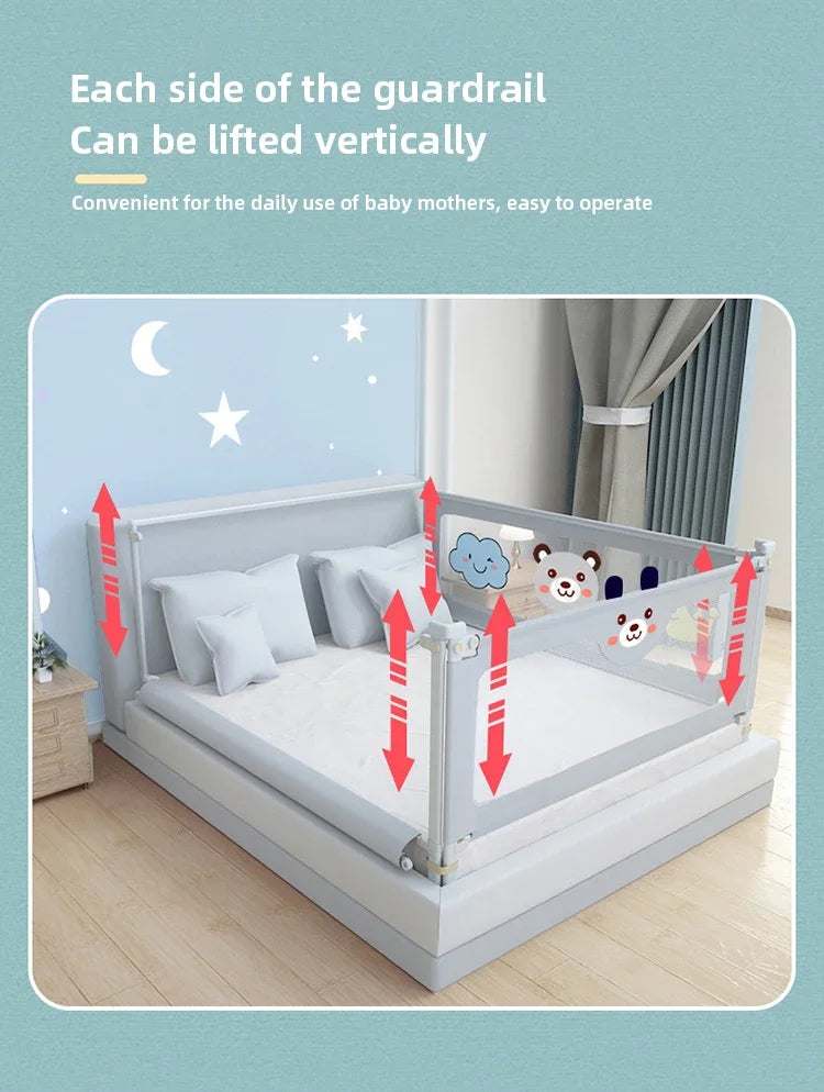Baby Safety Bed Barrier Children Playpen Bed Guard