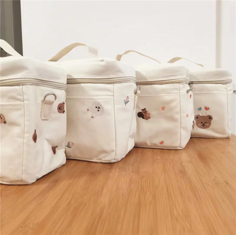 Waterproof Baby Feeding Bottle Cooler Bag Thermal Insulation Mommy Bag Stroller Baby Nappy Bag for Pram Organizer Diaper Pouch