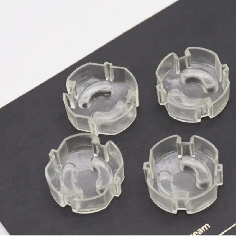 10pcs EU Power Baby Care Electrical Safety Socket Protection Cover Guard Children Anti Electric Shock Rotate Protectors