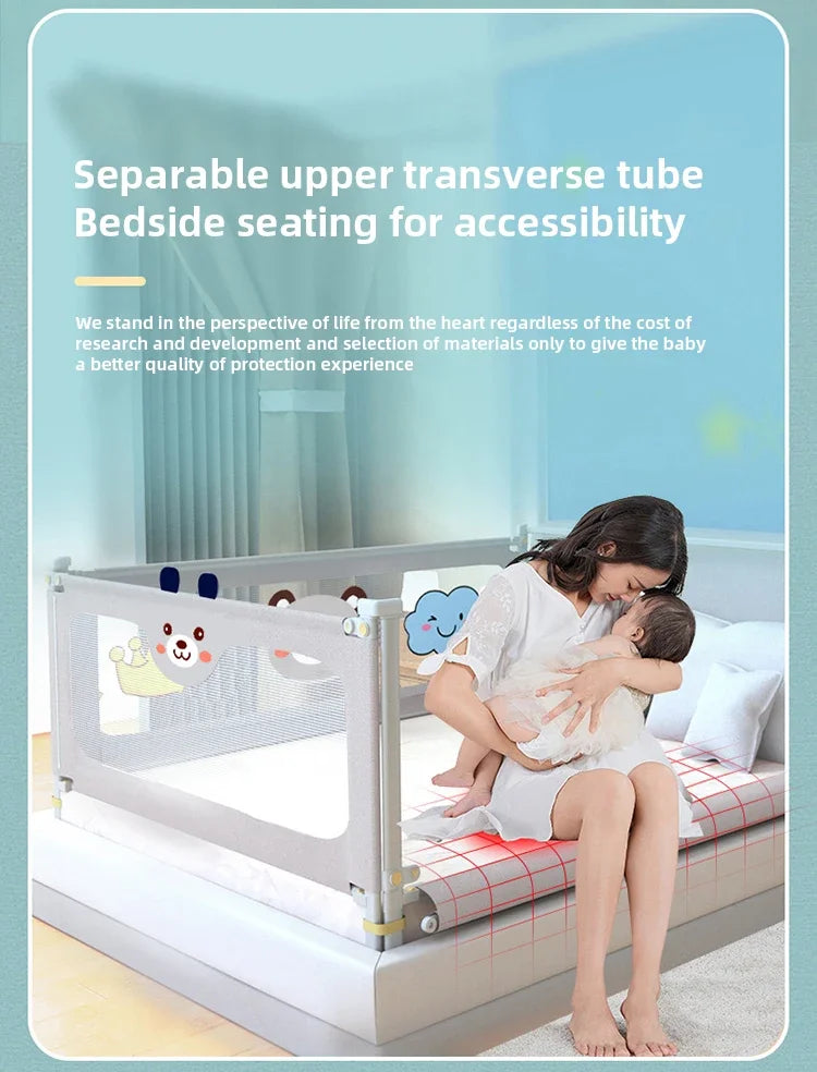 Baby Safety Bed Barrier Children Playpen Bed Guard