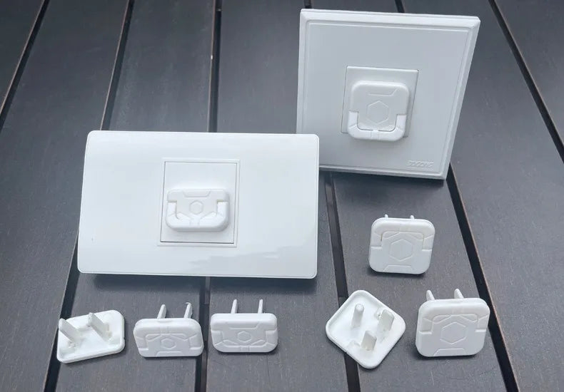 10Pcs American Standard Baby Care Electrical Safety Socket Protection Cover Guard Children Anti Electric Shock Rotate Protectors
