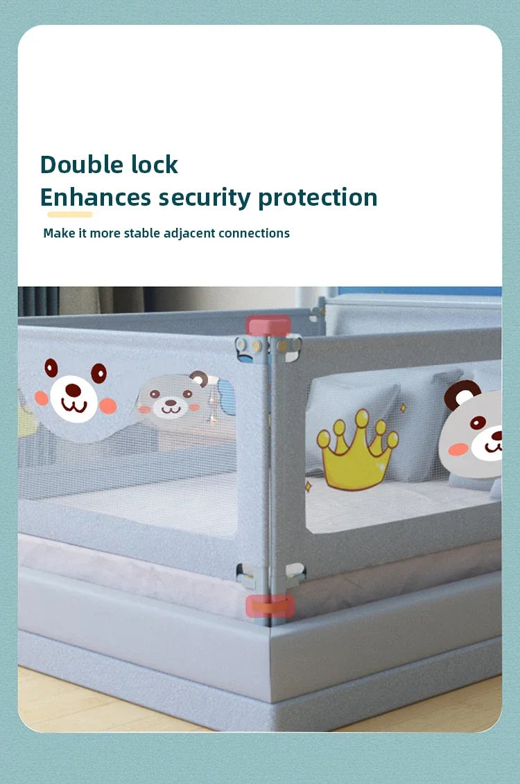 Baby Safety Bed Barrier Children Playpen Bed Guard