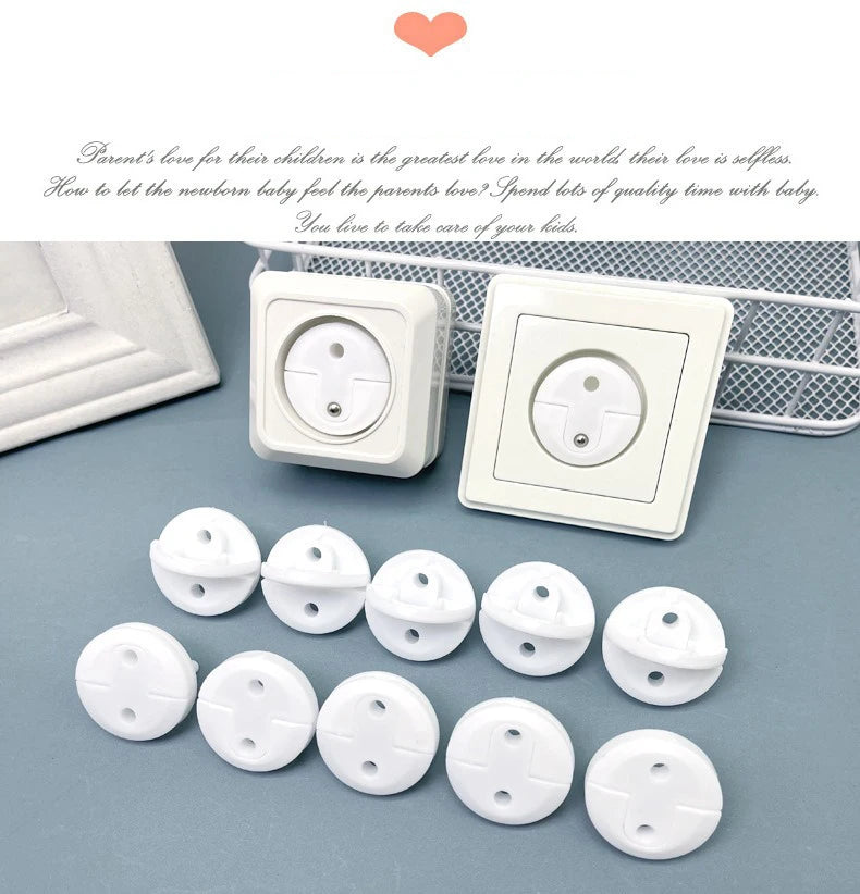 10PCS French Standard Baby Safety Socket Protective Cover Electrical Guard Protection Children Anti Electric Shock Protectors
